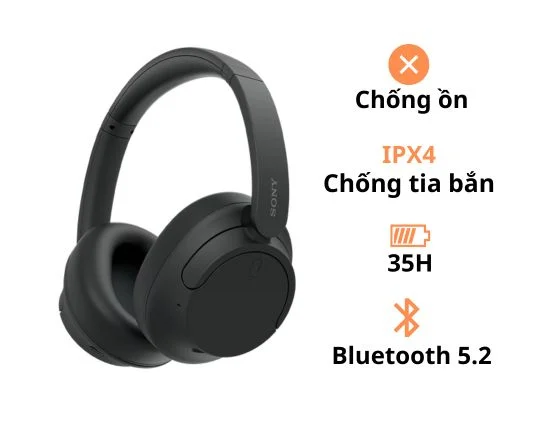 tai nghe chụp tai sony chống ồn